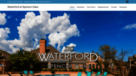 What Waterfordatspenceroaks.com website looked like in 2019 (4 years ago)