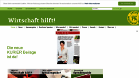 What Wirtschaft-hilft.at website looked like in 2019 (4 years ago)