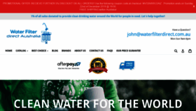 What Waterfilterdirect.com.au website looked like in 2019 (4 years ago)