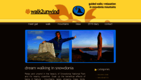 What Walk2unwind.co.uk website looked like in 2019 (4 years ago)