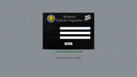 What Webmail.ejercito.mil.ar website looked like in 2019 (4 years ago)