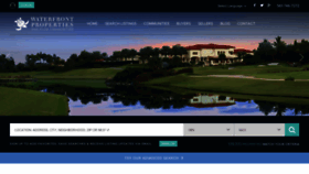 What Waterfront-properties.com website looked like in 2019 (4 years ago)