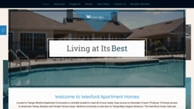 What Wexford-apartmentliving.com website looked like in 2019 (4 years ago)