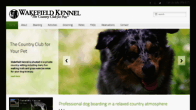 What Wakefieldkennel.com website looked like in 2019 (4 years ago)