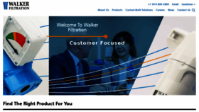 What Walkerfiltration.com website looked like in 2019 (4 years ago)