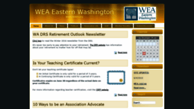 What Wea-eastern.org website looked like in 2019 (4 years ago)