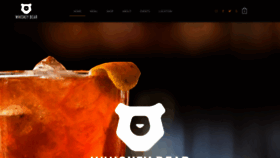 What Whiskeybearbar.com website looked like in 2019 (4 years ago)