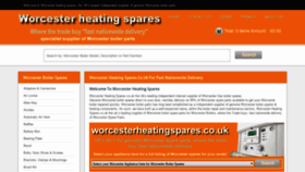 What Worcesterheatingspares.co.uk website looked like in 2019 (4 years ago)