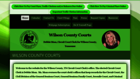 What Wilsoncountycourts.com website looked like in 2019 (4 years ago)