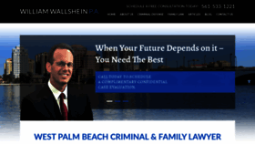 What Wallsheinfamilylaw.com website looked like in 2019 (4 years ago)