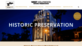 What Wehopreservation.org website looked like in 2019 (4 years ago)