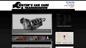 What Waynescarcare.com website looked like in 2019 (4 years ago)