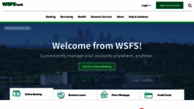 What Wsfsbank.com website looked like in 2019 (4 years ago)