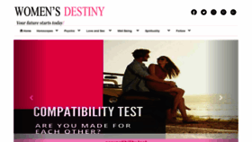 What Womensdestiny.com website looked like in 2019 (4 years ago)