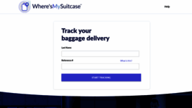 What Wheresmysuitcase.com website looked like in 2019 (4 years ago)