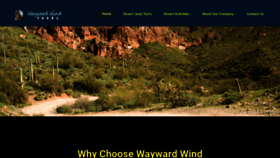 What Waywardwindtours.com website looked like in 2019 (4 years ago)