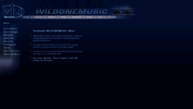 What Wildonemusic.com website looked like in 2019 (4 years ago)