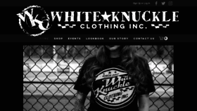 What Whiteknuckleclothinginc.com website looked like in 2019 (4 years ago)