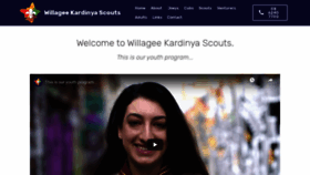 What Wkscouts.org.au website looked like in 2019 (4 years ago)