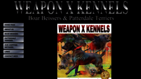 What Weaponxkennels.com website looked like in 2019 (4 years ago)