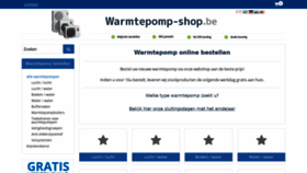What Warmtepomp-shop.be website looked like in 2019 (4 years ago)