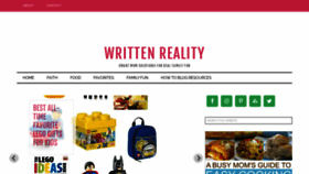 What Writtenreality.com website looked like in 2019 (4 years ago)
