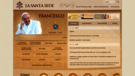 What Www.vatican.va website looked like in 2019 (6 years ago)