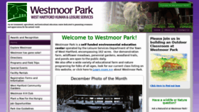 What Westmoorpark.org website looked like in 2019 (5 years ago)