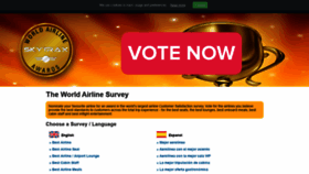 What Worldairlinesurvey.com website looked like in 2019 (4 years ago)