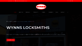 What Wynnslocksmiths.com.au website looked like in 2019 (4 years ago)