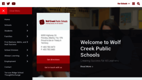What Wolfcreek.ab.ca website looked like in 2019 (4 years ago)