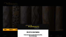 What Weavers.com.bd website looked like in 2019 (4 years ago)