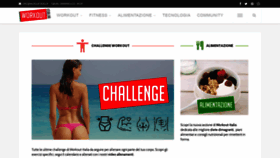 What Workout-italia.it website looked like in 2019 (4 years ago)
