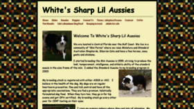What Whitessharplilaussies.com website looked like in 2019 (4 years ago)
