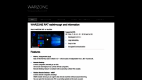 What Warzone.pw website looked like in 2019 (4 years ago)