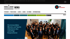 What Wwu.de website looked like in 2019 (4 years ago)