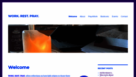 What Workrestpray.com website looked like in 2019 (4 years ago)