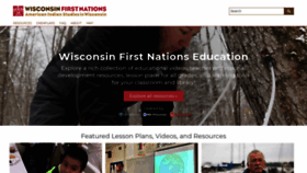 What Wisconsinfirstnations.org website looked like in 2019 (4 years ago)