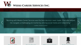 What Weekscareerservices.com website looked like in 2019 (4 years ago)