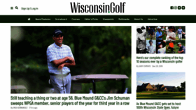 What Wisconsin.golf website looked like in 2019 (4 years ago)