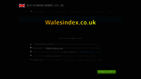 What Walesindex.co.uk website looked like in 2019 (4 years ago)
