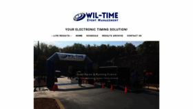 What Wil-time.com website looked like in 2019 (4 years ago)
