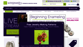 What Wirejewelry.com website looked like in 2019 (4 years ago)