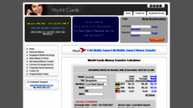 What Worldcards.com.au website looked like in 2019 (4 years ago)