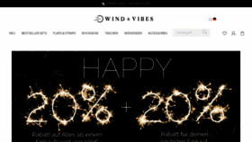 What Windandvibes.com website looked like in 2019 (4 years ago)