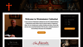 What Westminstercathedral.org.uk website looked like in 2019 (4 years ago)