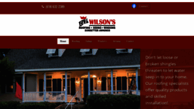 What Wilsonsidinginc.com website looked like in 2019 (4 years ago)