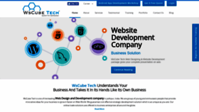 What Wscubetech.com website looked like in 2019 (4 years ago)