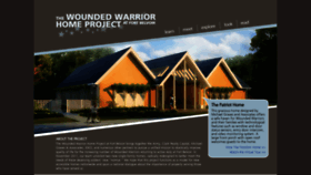What Woundedwarriorhome.org website looked like in 2020 (4 years ago)