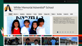 What Whitememorialschool.org website looked like in 2020 (4 years ago)